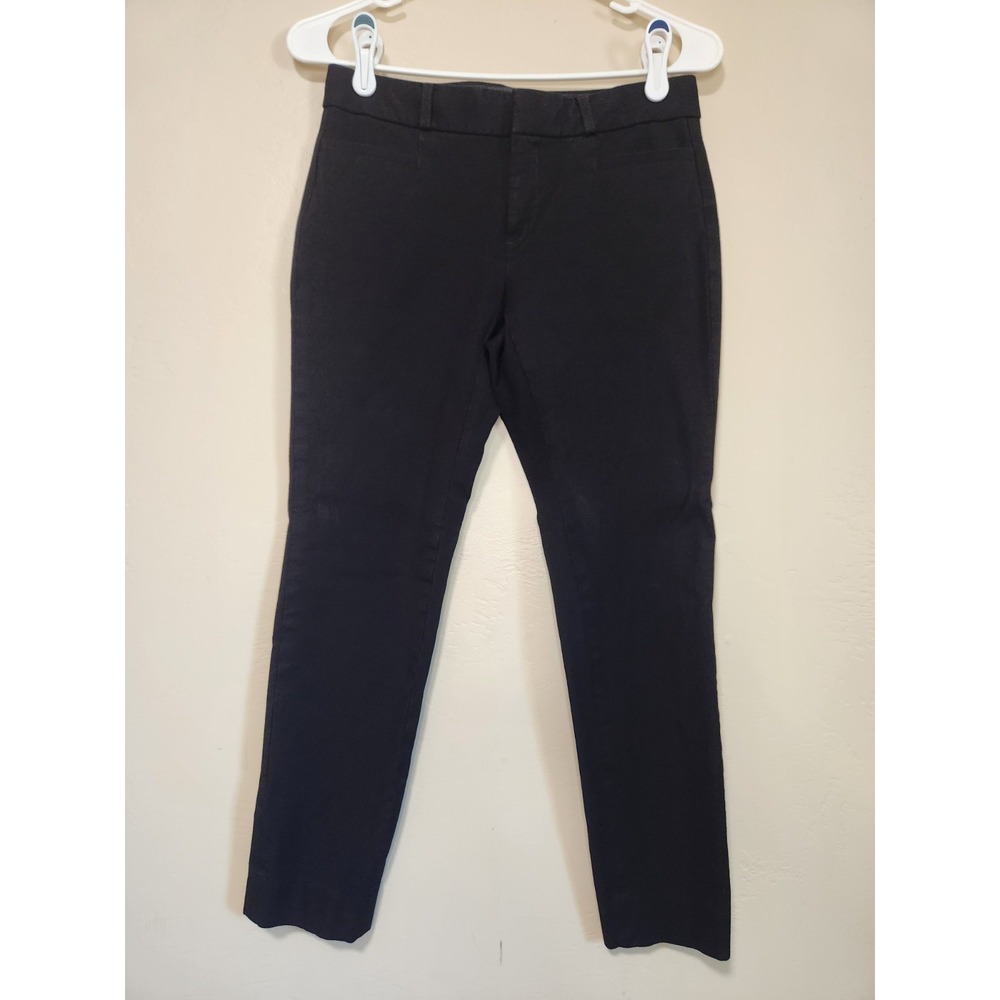 Banana Republic Sloan Curvy Fit Pants‎ Womens Size 0 Black - Picture 2 of 5